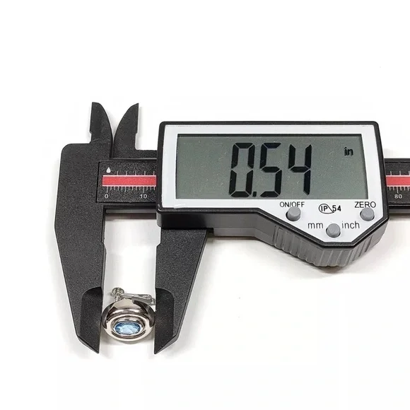 Blue Topaz Platinum Earrings - Picture 5 of 7